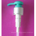 Plastic Pump Dispenser with Silver Collar